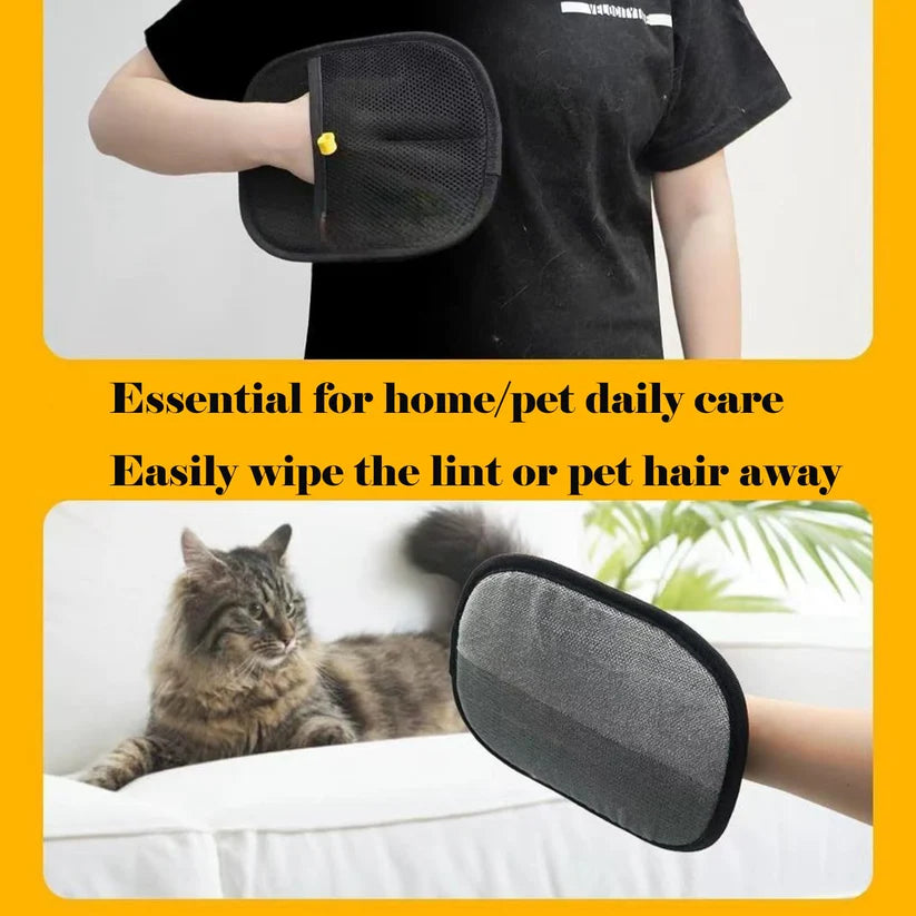 Pet Fur Remover Glove – Reusable Grooming Glove for Cats & Dogs (Pack of 2)
